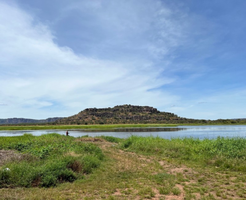 Gunbalanya billabong fishing