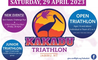 Kakadu Triathlon poster 