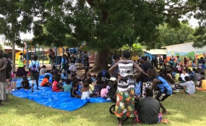 Maningrida college group picnic 