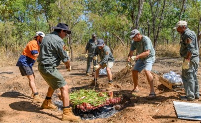 Preparing for the taste of Kakadu festival