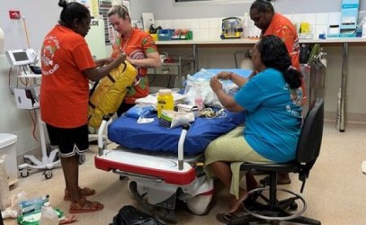 Health care workers learning more about emergency packs