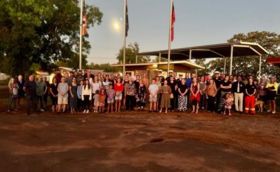 Maningrida anzac day service 