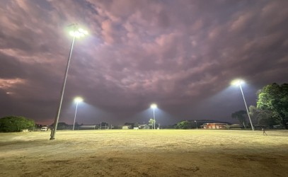 Gunbalanya oval lights