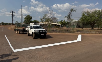 Gunbalanya road works