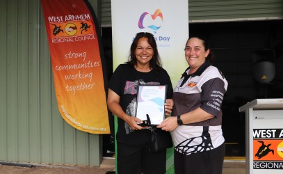 WARC_Jabiru Splash Citizen of the Year Award winner Rachel Hampton