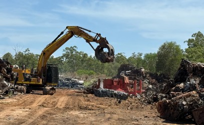 Maningrida crushing cars