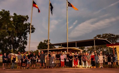 2025 ANZAC Day service in Maningrida
