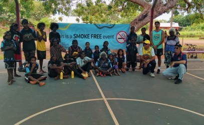 Warruwi Hoops for Health visit 