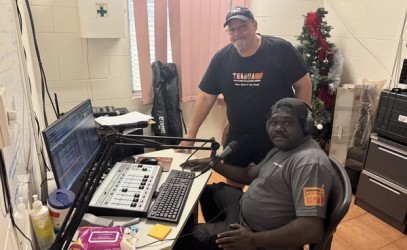 Radio training in Gunbalanya