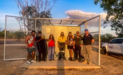 Jabiru Brockman Oval lights hand over