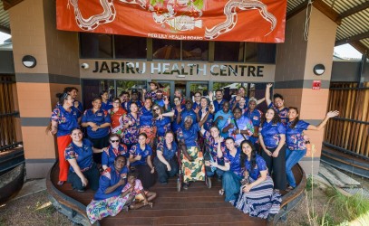Red Lily - Jabiru Clinic Opening