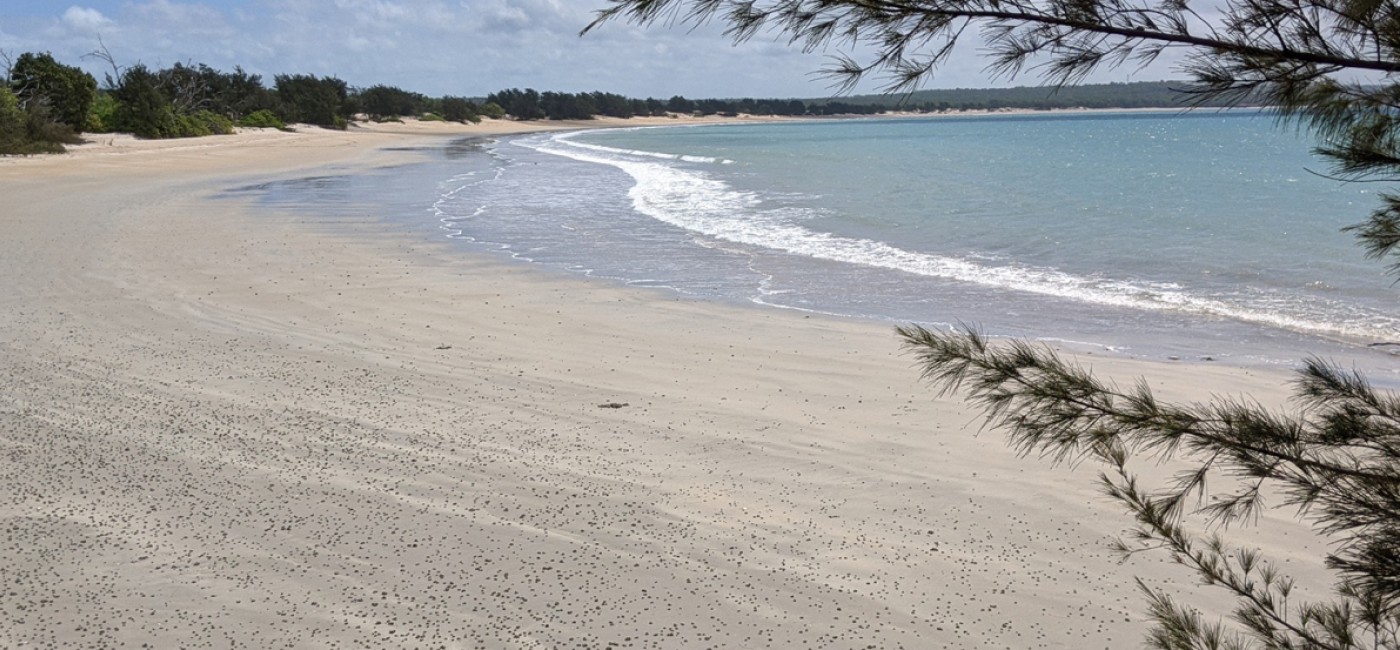 Minjilang beach daylight 