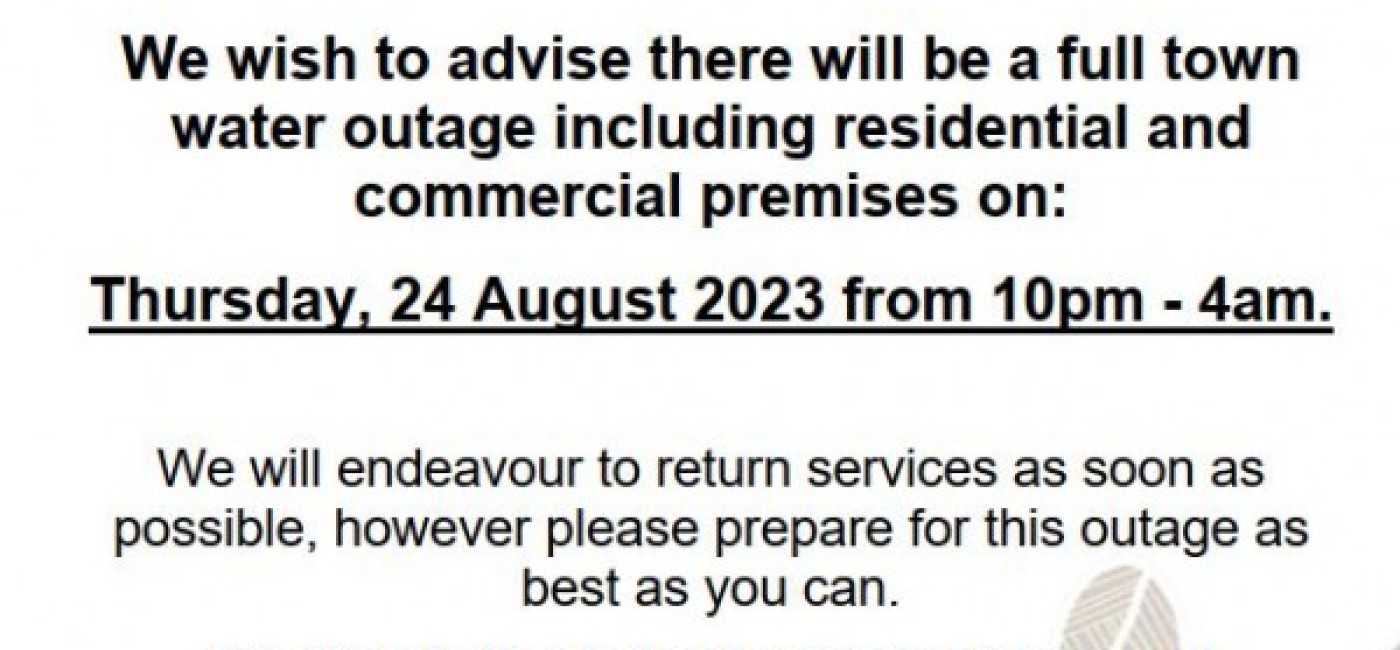 Jabiru water outage public notice 