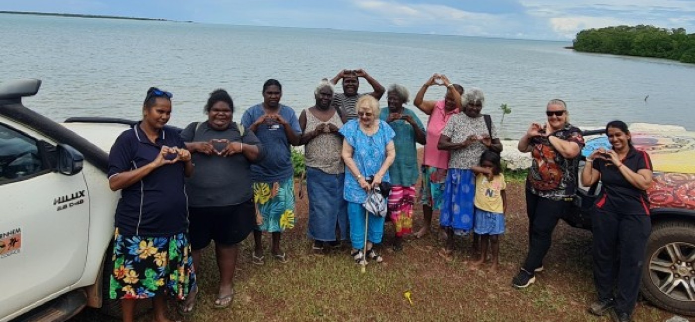 Women in Warruwi celebrating international womens day