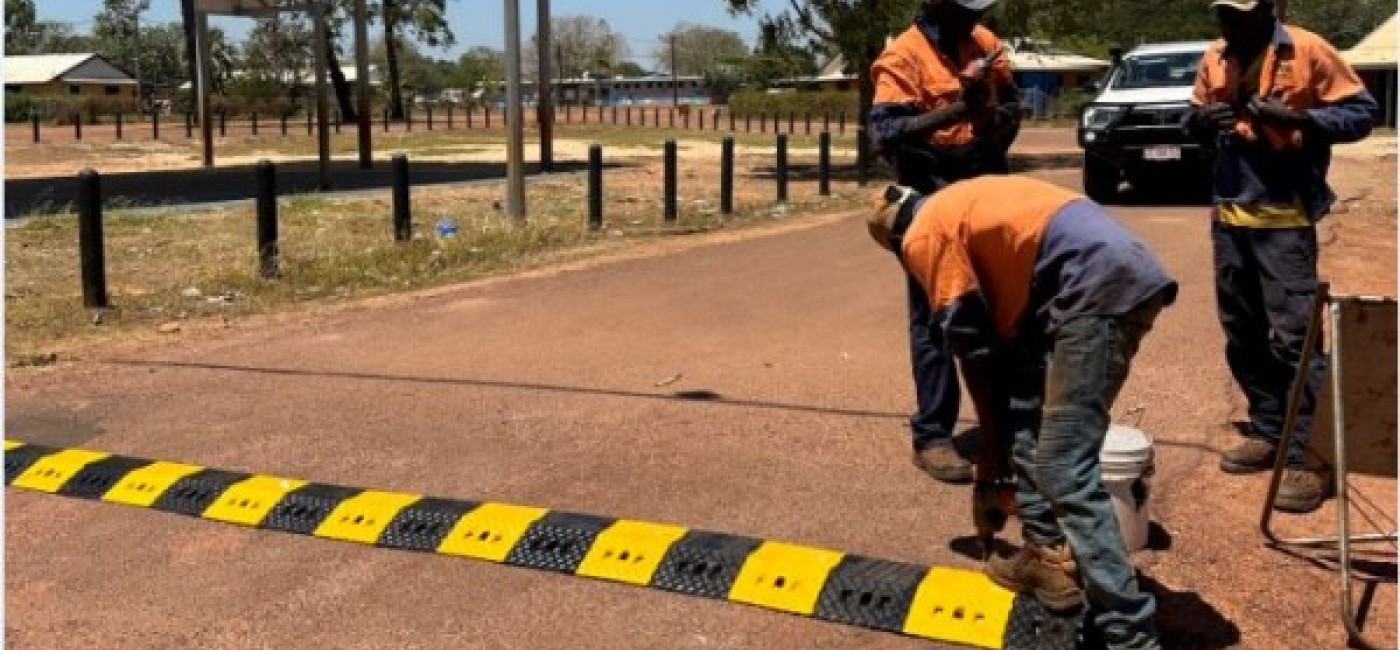 Maningrida speed humps