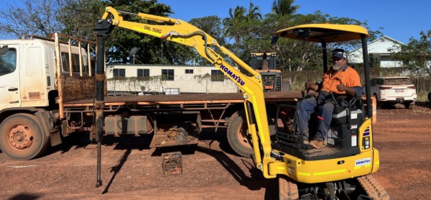 Minjilang new excavator