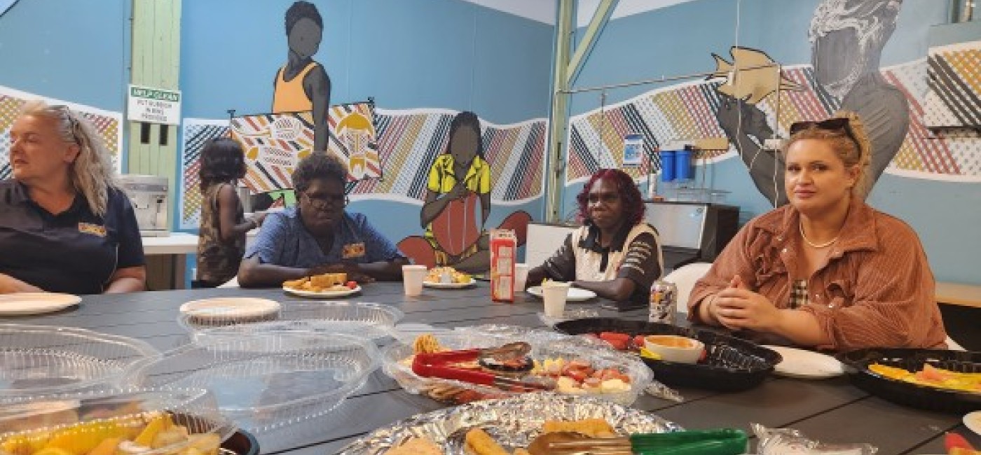 Women gathering to celebrate International Women's Day