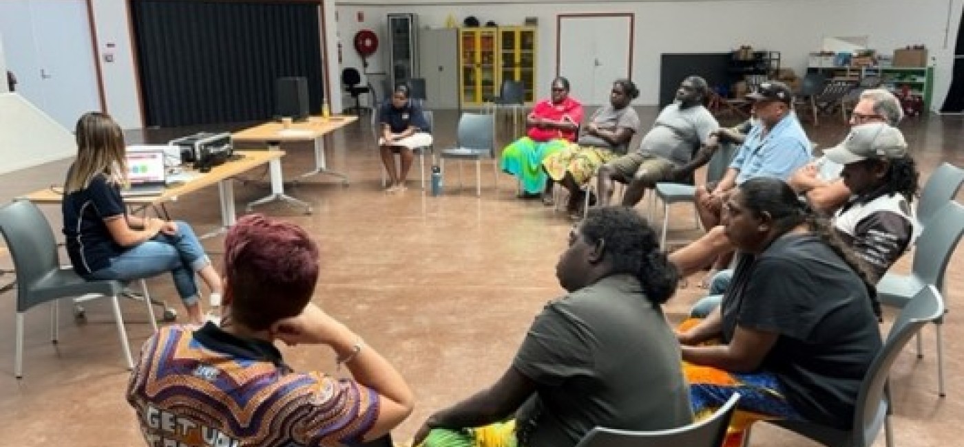 People of West Arnhem attending the community safety forum