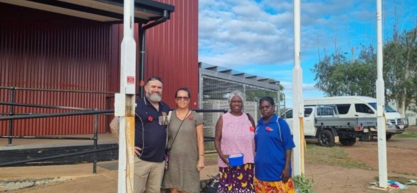 West Arnhem community celebrating ANZAC day