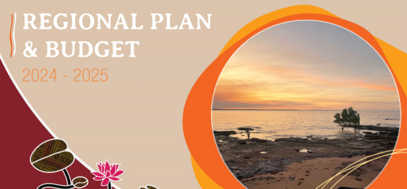 The 2024-2025 Regional plan and budget front cover