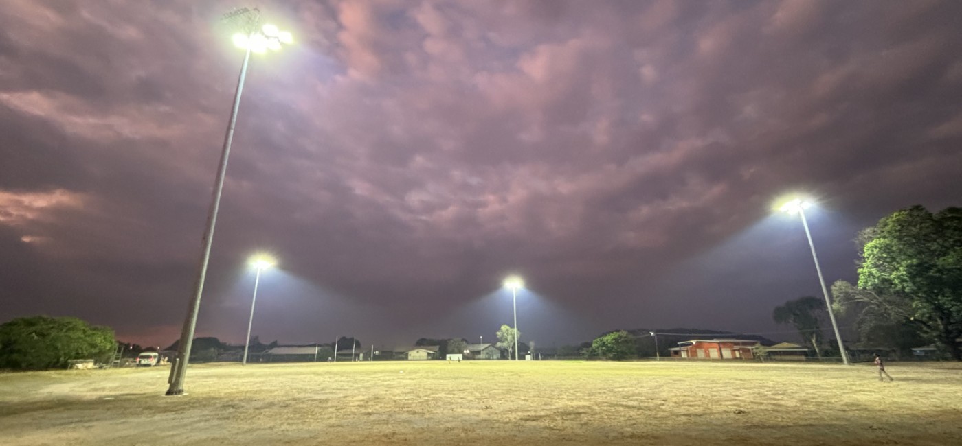 Gunbalanya oval lights