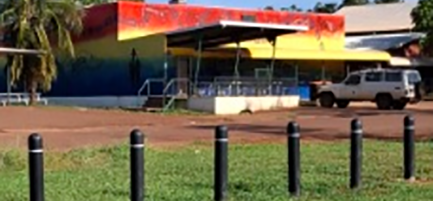 Maningrida cricket ground bollards