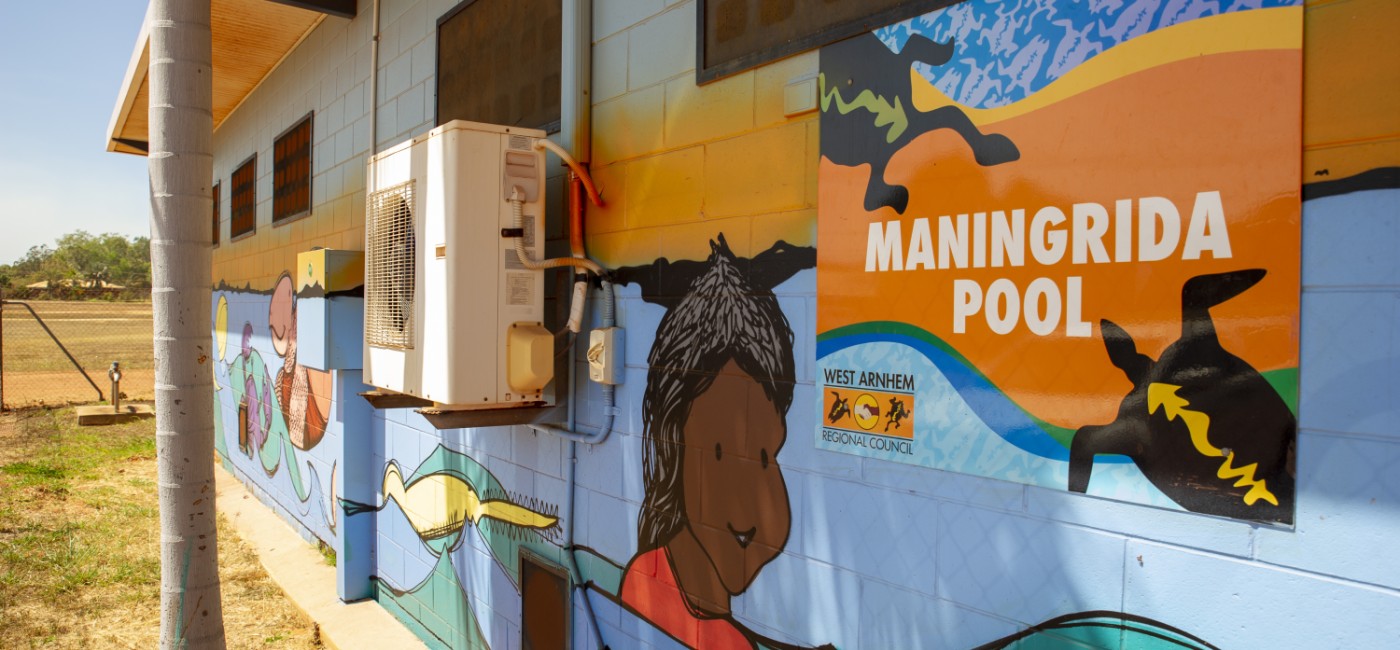 Maningrida Pool mural