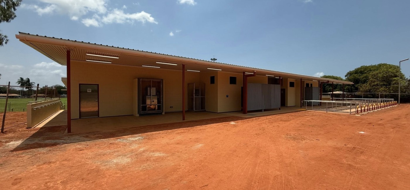 Maningrida change rooms complete