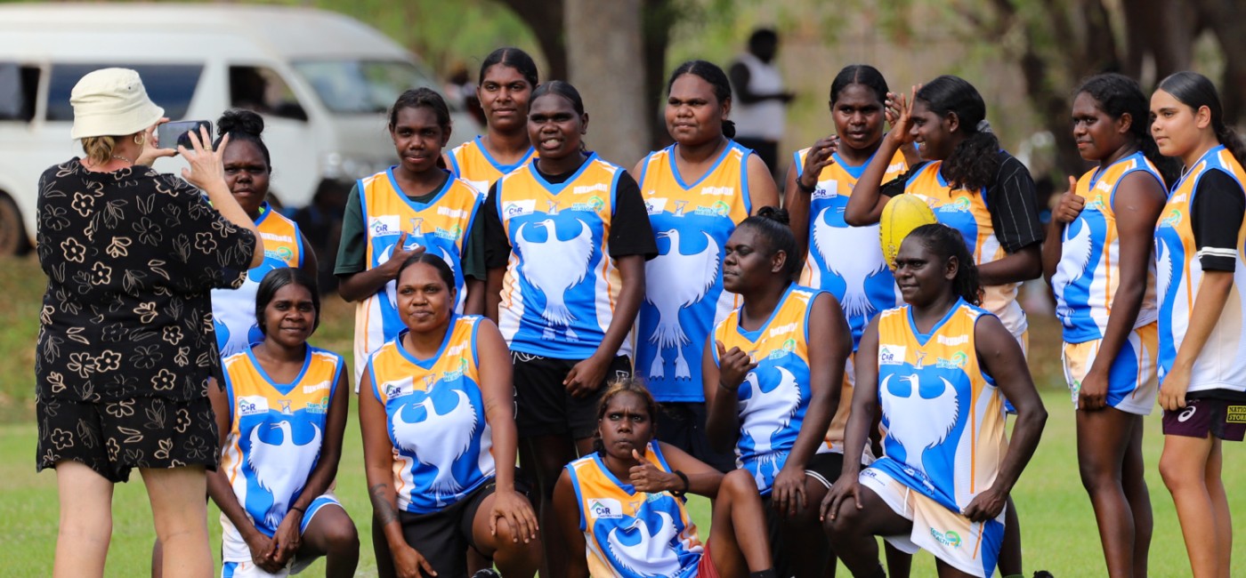 Maningrida women's AFL team