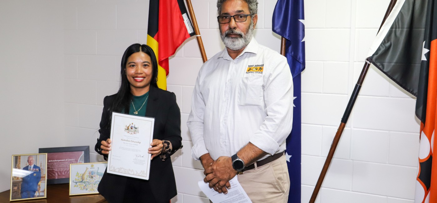Jabiru Citizenship Ceremony - Mary Ann