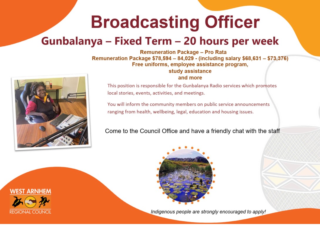 Ad Broadcasting Officer GUN