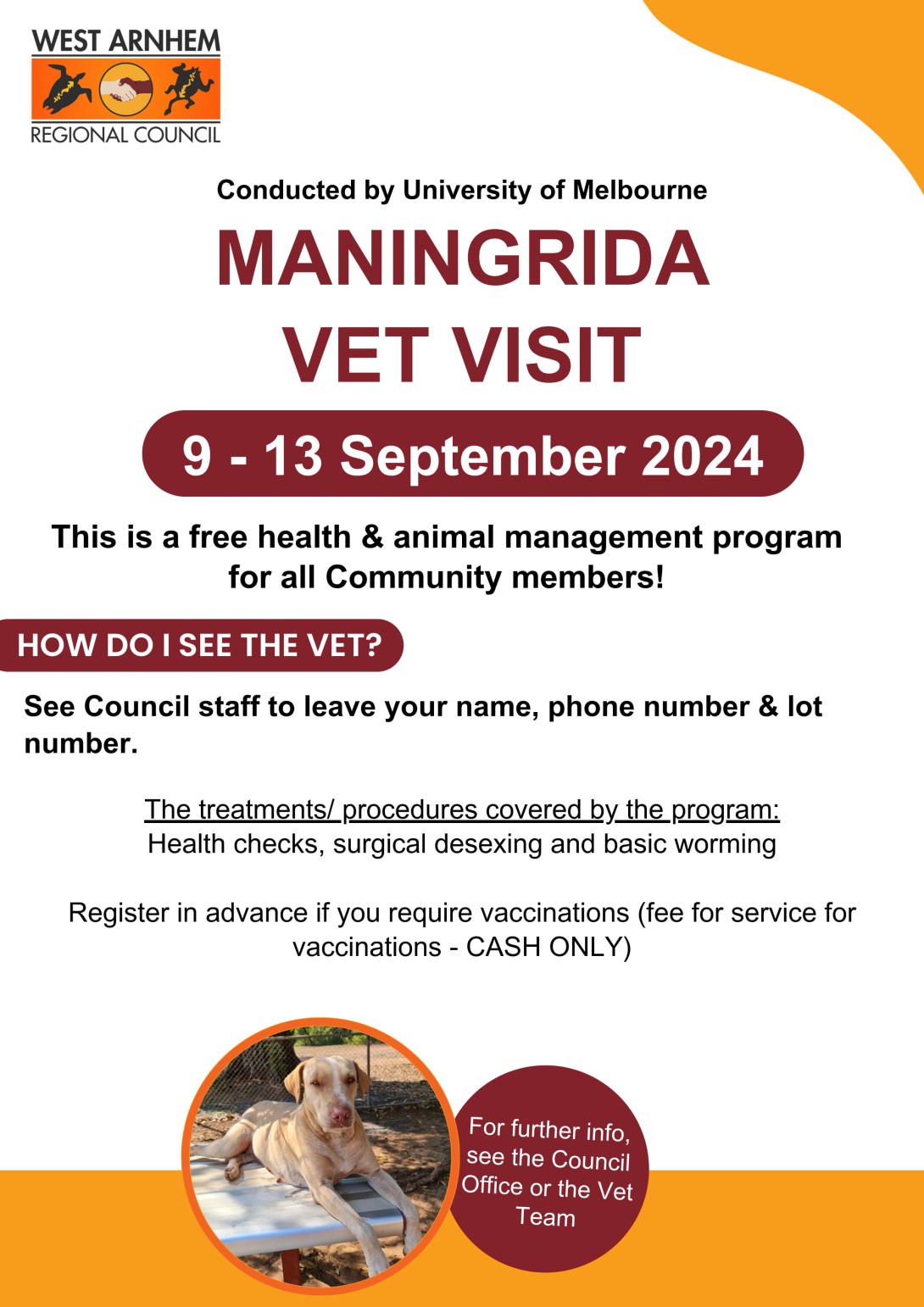 Maningrida vet visit