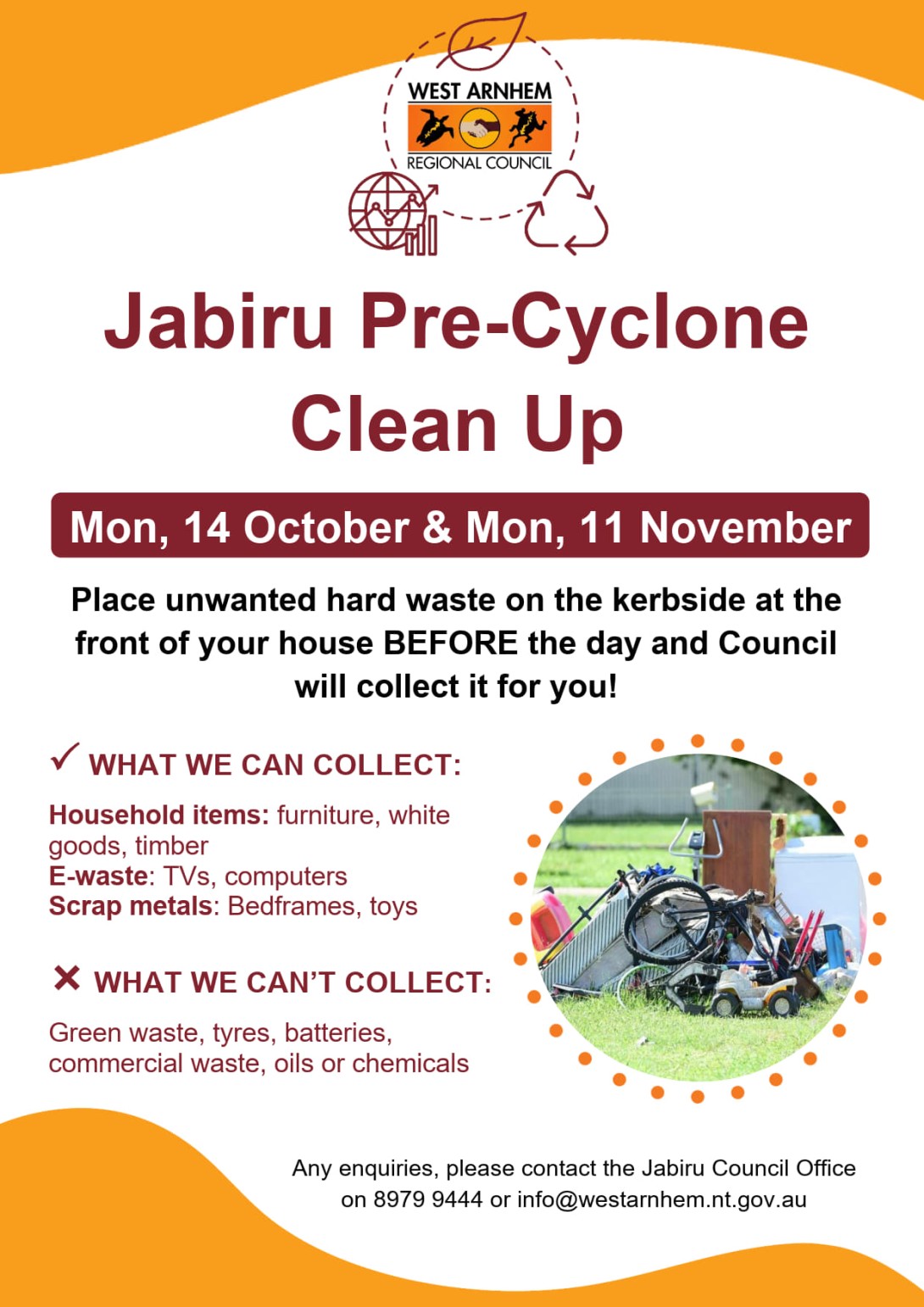 2024 Jabiru Pre-Cyclone Clean Up