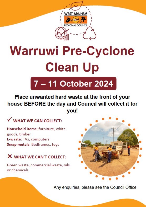 2024 Warruwi Pre-Cyclone Clean Up