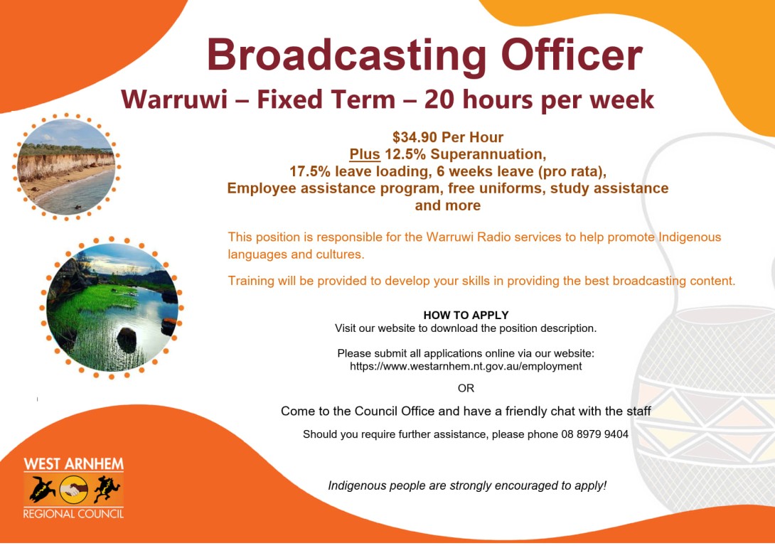 Ad Broadcasting Officer Warruwi