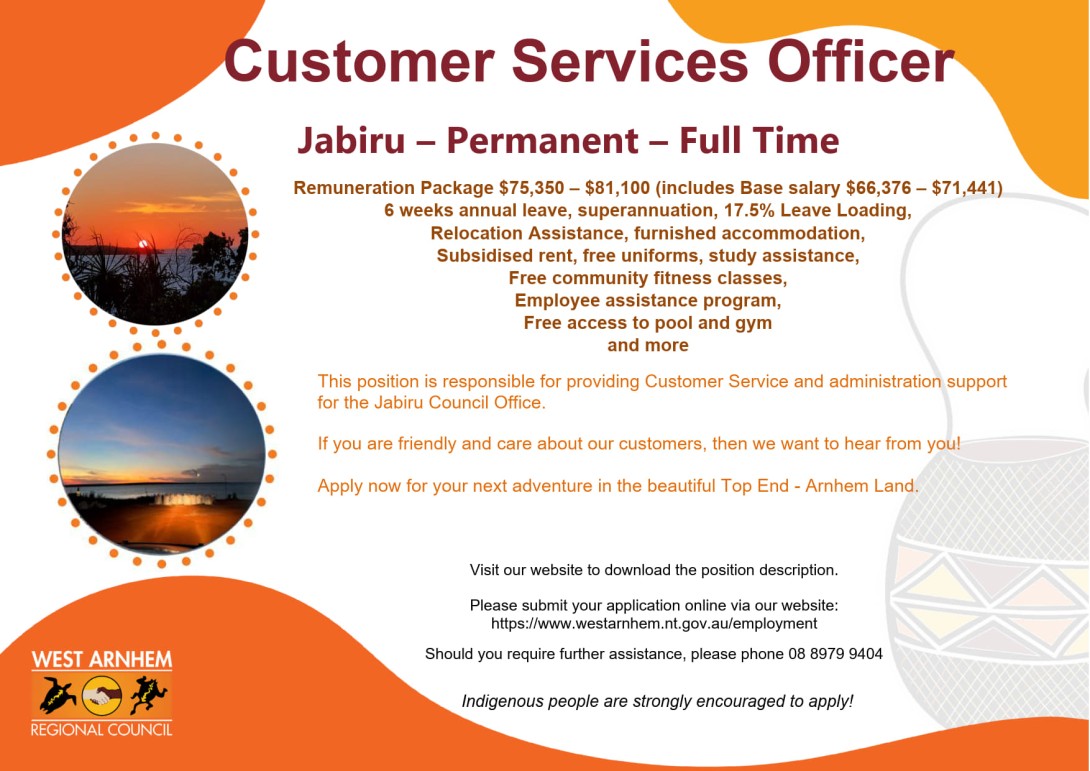 Ad CSO Jabiru