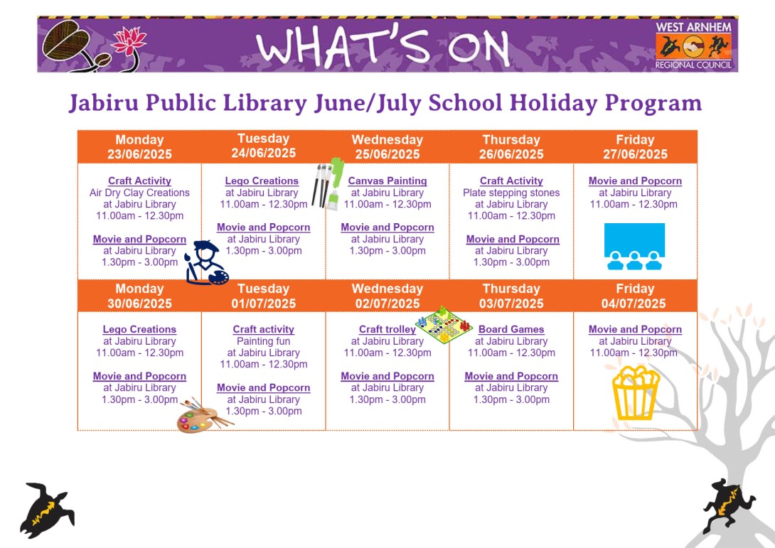 Jabiru Library SHP - June July 2025