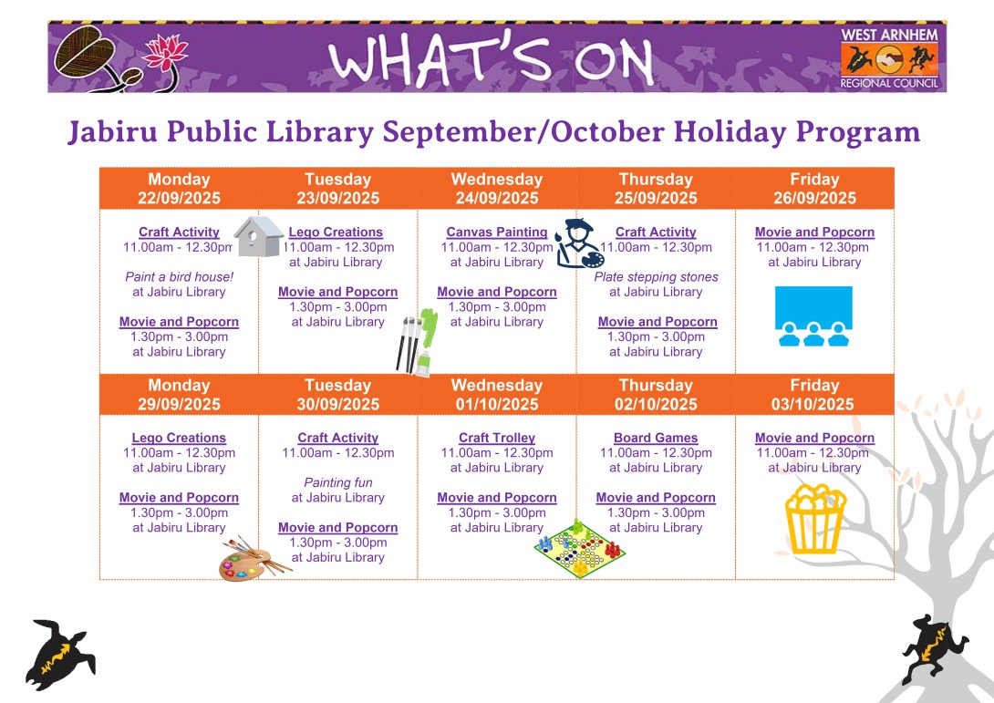 Jabiru Library SHP - September 2025