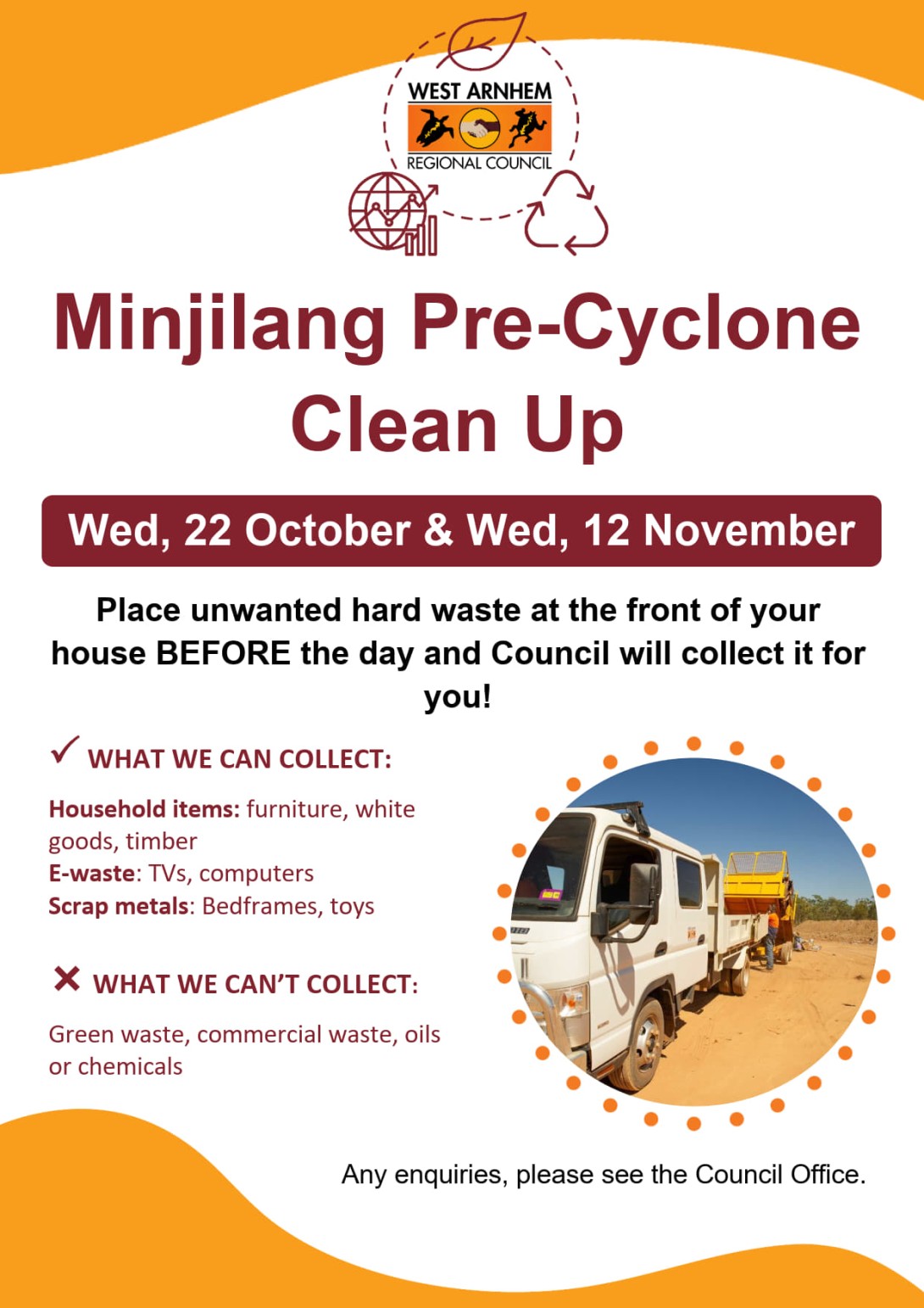 2025 Minjilang Pre-Cyclone Clean Up