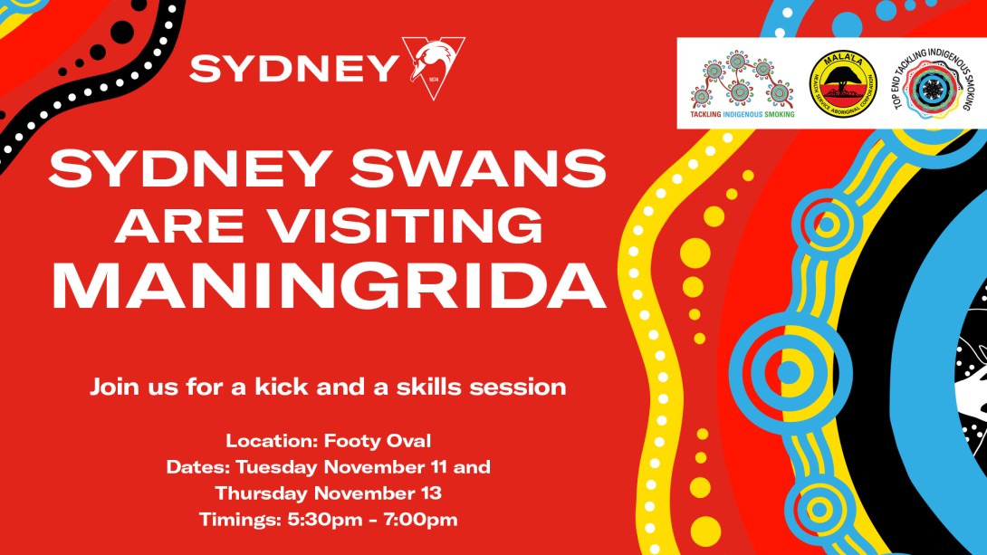 Maningrida Sydney Swans Visit