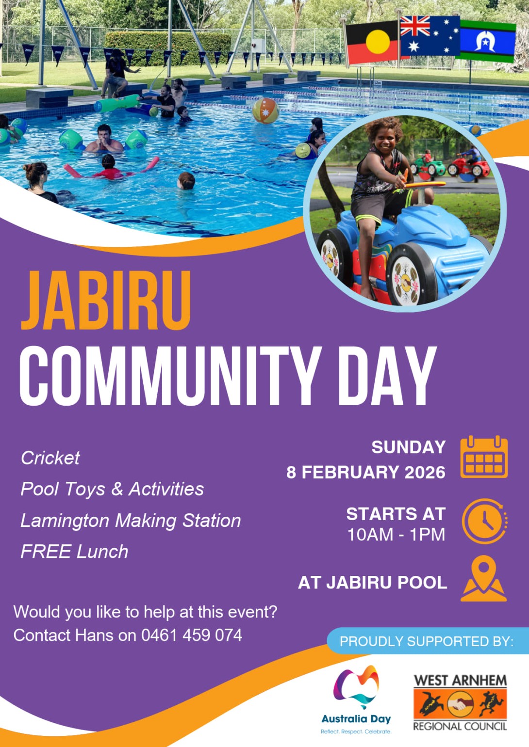 2026_Jabiru Community Day - Poster 08.02.26