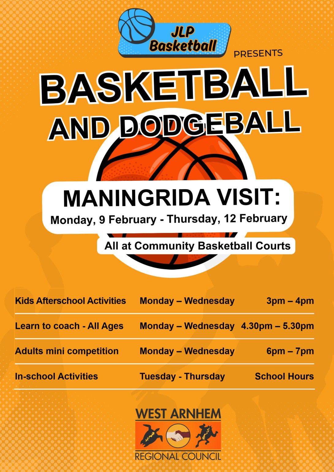 WARC_Basketball Program - Maningrida Visit 2026