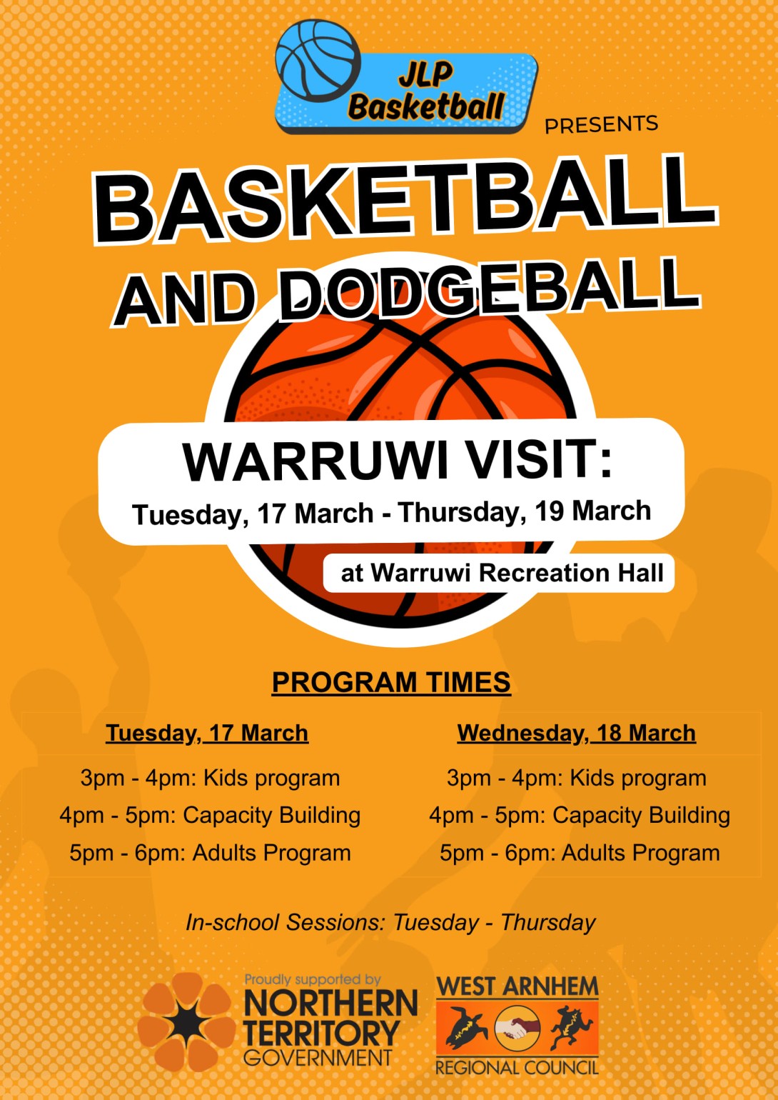 Basketball Program - Warruwi Visit 2026 - New Date