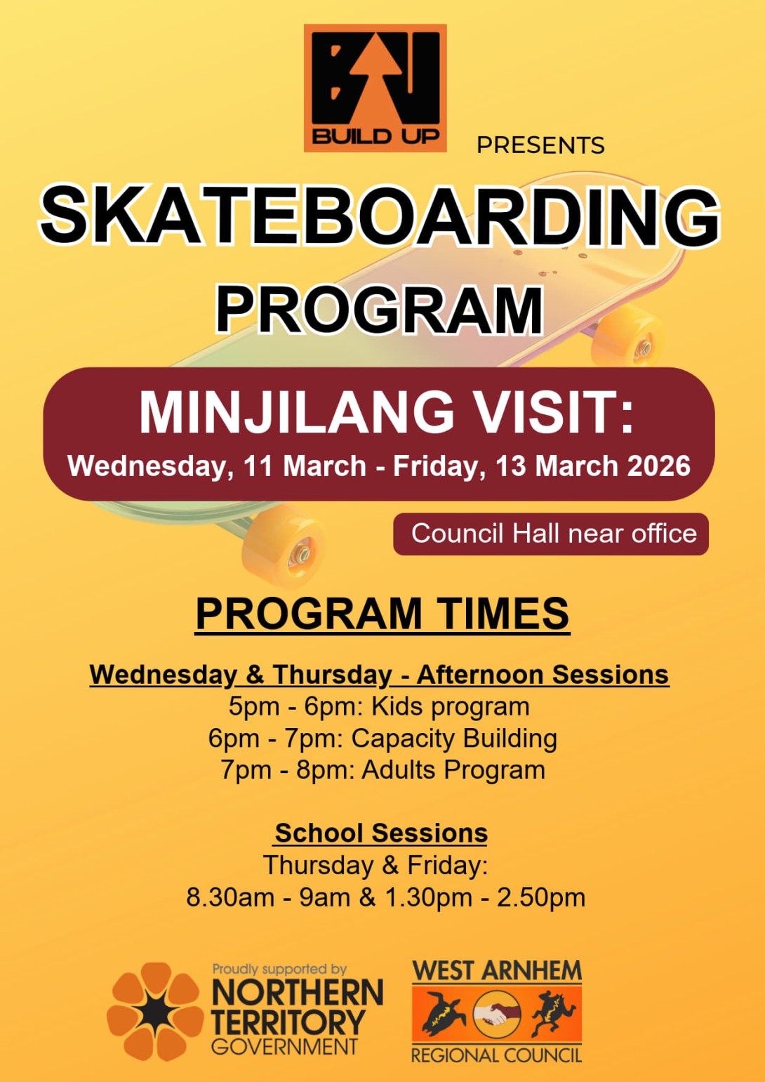 Skateboarding Program - Minjilang 2026