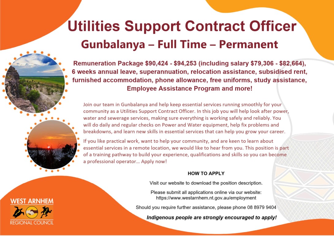 Advert USC Officer - Gunbalanya