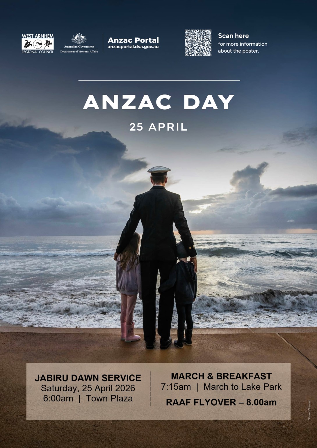 ANZAC Day - Jabiru poster