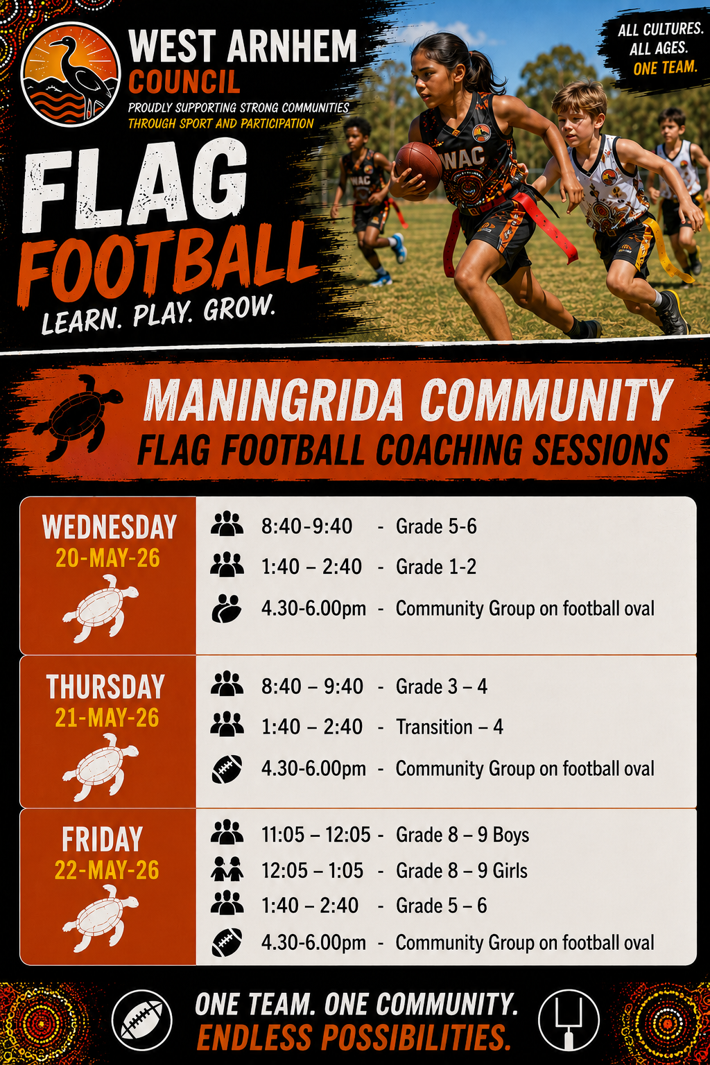 Maningrida - Flag Football - May 2026