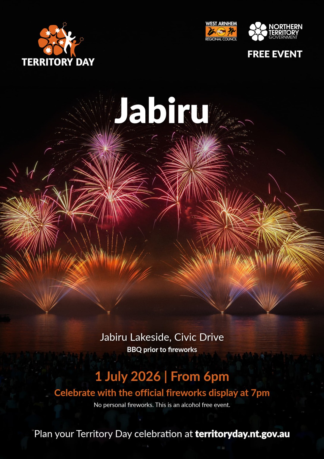 Territory Day 2026 A3 Poster - Jabiru
