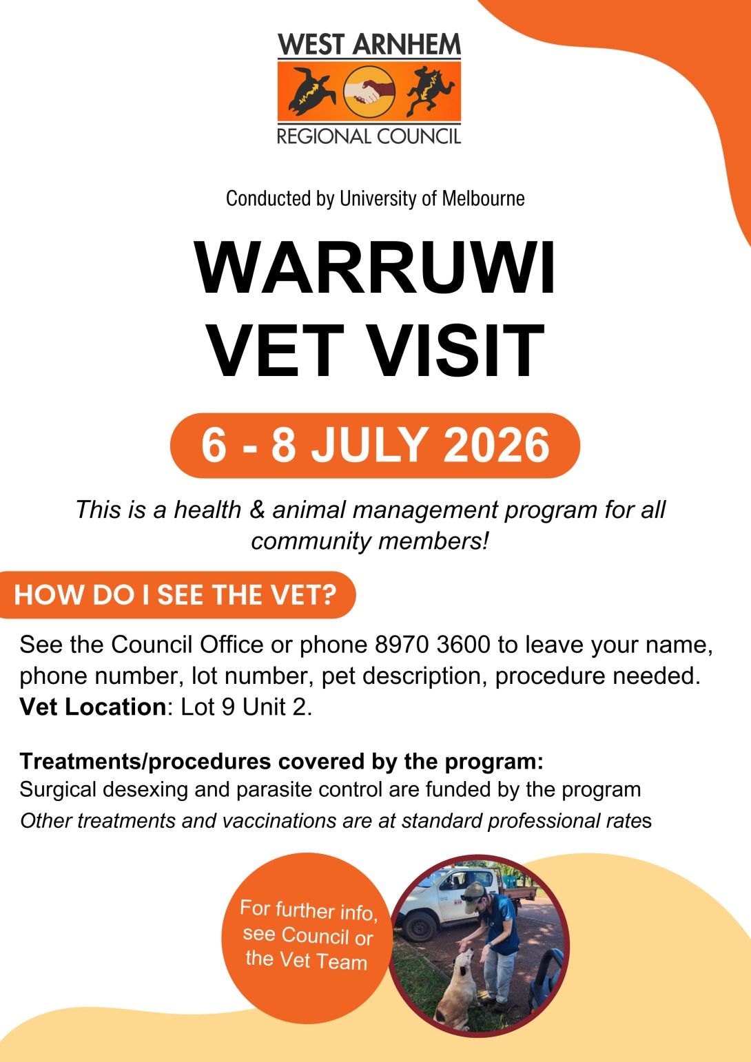 Warruwi Vet Visit - July 2026