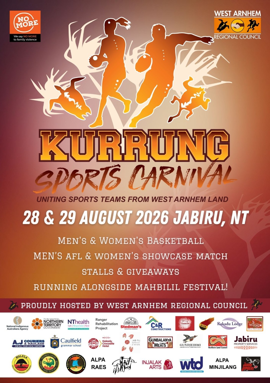 2026 Kurrung Sports Carnival - Official Poster